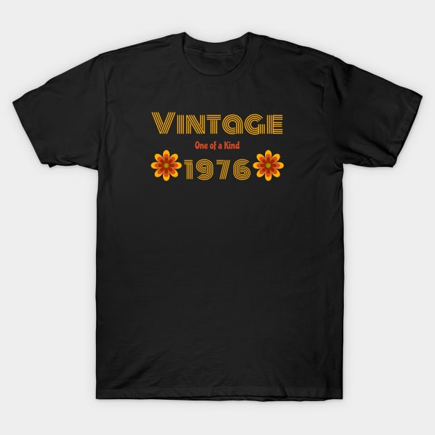 Vintage Birth Year 1976 T-Shirt by RRLBuds